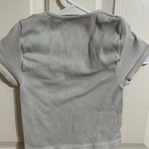 White urban outfitters, out from under ribbed tee.